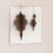 Hello Honey® Brown Honeycomb Finial Paper Ornament Set